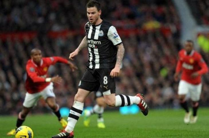 Danny Guthrie ketika masih berseragam Newcastle United. (AFP/Paul Ellis)