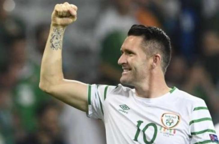 Kapten Republik Irlandia Robbie Keane. (MIGUEL MEDINA / AFP)