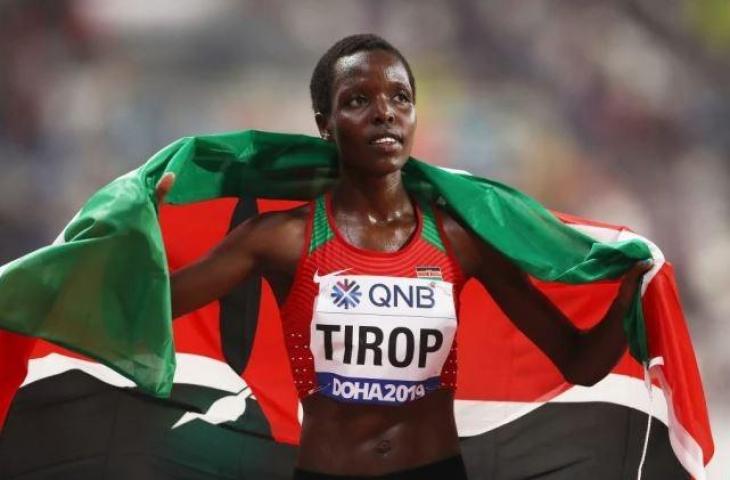 Atlet lari Kenya, Agnes Jebet Tirop. (Metro/Getty Images for IAAF)