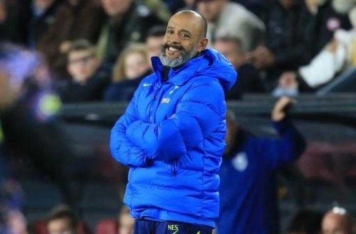 Nuno Espirito Santo saat jadi pelatih Tottenham Hotspur. (LINDSEY PARNABY / AFP)