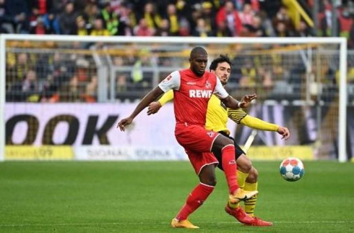 Penyerang FC Koln, Anthony Modeste (tengah). (Ina Fassbender / AFP)