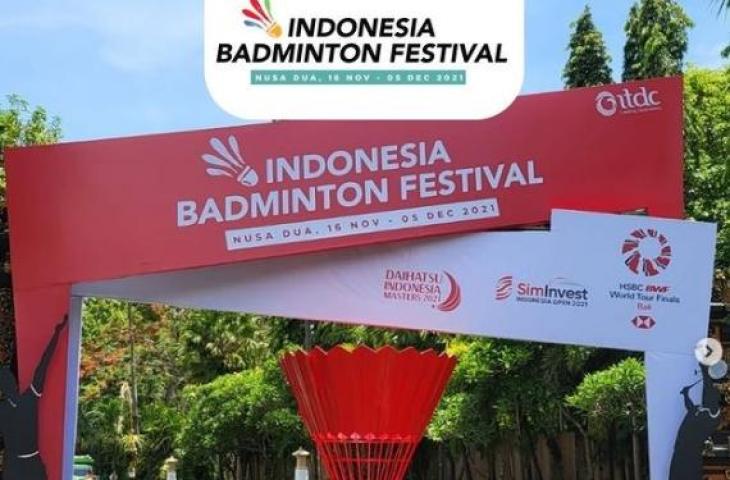 Indonesia Badminton Festival 2021 di Bali. (Instagram/@badminton_ina)