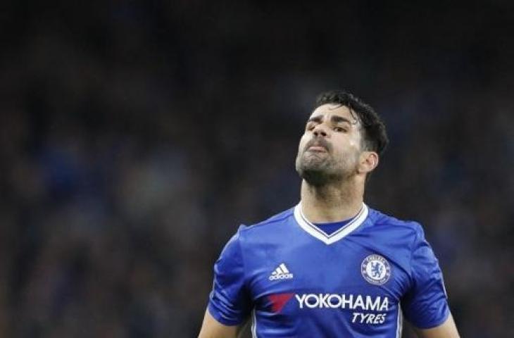 Diego Costa saat berseragam Chelsea. (Adrian DENNIS / AFP)