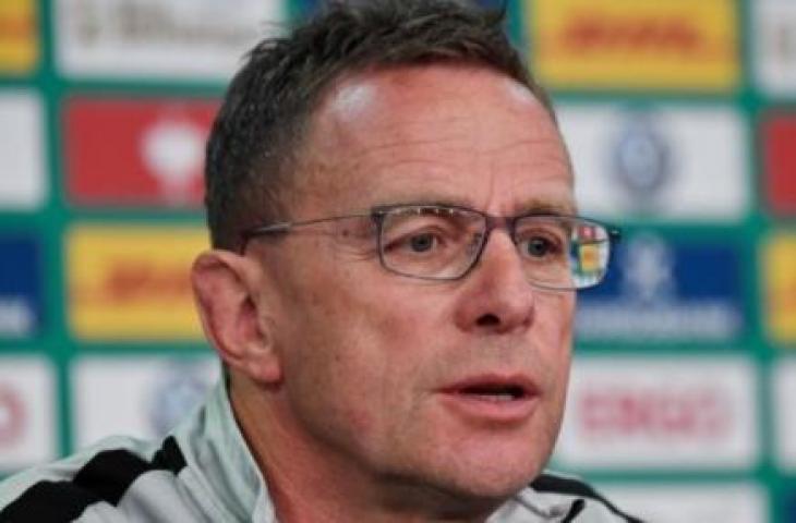 Ralf Rangnick saat menjabat sebagai Direktur Pengembangan RB Leipzig dan RB Salzburg. [AFP/John MACDOUGALL]