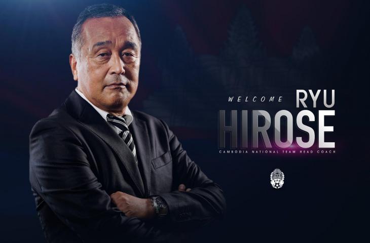 Pelatih Timnas Kamboja, Ryu Hirose. (Facebook.com/camfootball1933)