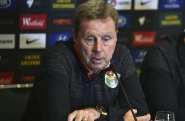 Harry Redknapp saat masih menjadi pelatih Timnas Jordania. [PETER PARKS / AFP]