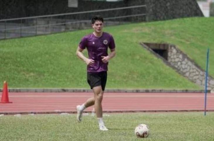 Elkan Baggott sudah mulai berlatih bersama Timnas Indonesia untuk laga kedua melawan Laos di Piala AFF 2020 (dok. PSSI).