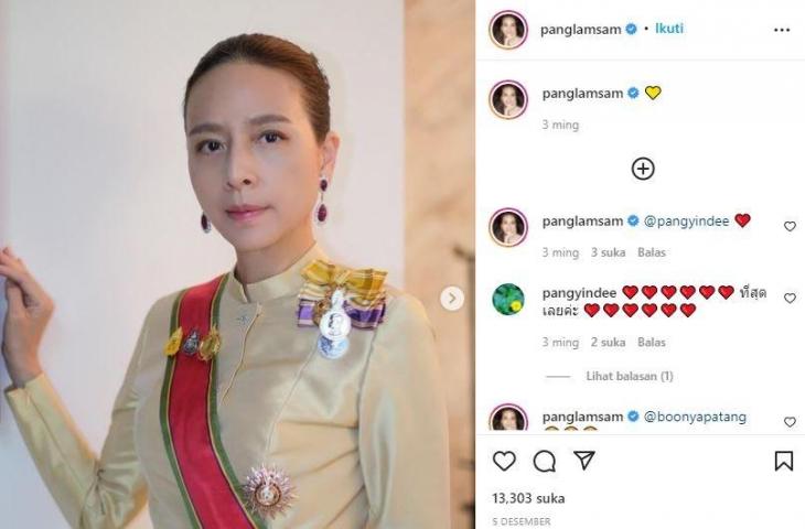 Manajer Timnas Thailand, Madam Pang. (Instagram/@panglamsam)