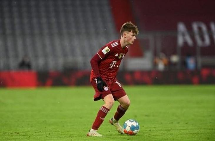 Pemain muda Bayern Munich, Paul Wanner. (CHRISTOF STACHE / AFP)