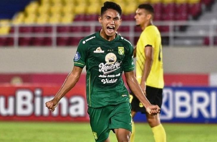 Gelandang serang muda Persebaya Surabaya, Marselino Ferdinan. (Dok. LIB)