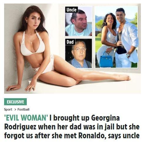 Potret paman Georgina Rodriguez, Jesus Hernandez. (The Sun)