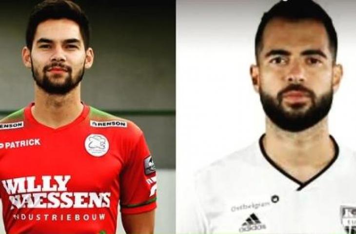 Pemain keturunan Indonesia Sandy Walsh dan Jordi Amat. [Instagram/hasaniabdulghani]