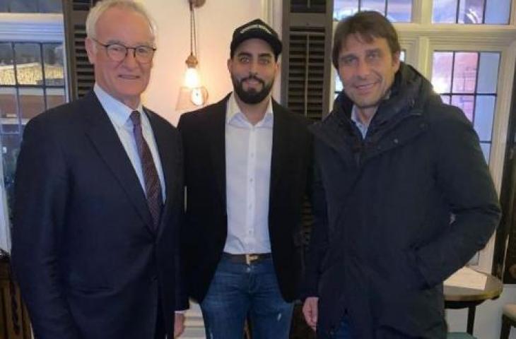 Fans bertemu Antonio Conte saat dinner Hari Valentine. (Instagram/@shivdawan)