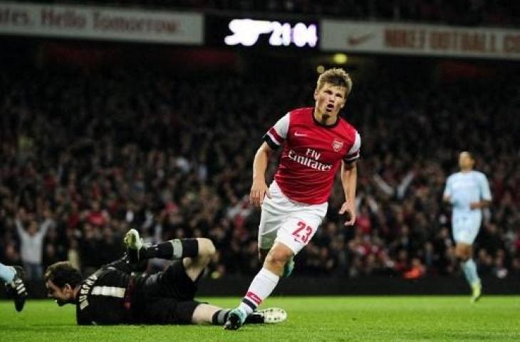 Andrey Arshavin ketika berseragam Arsenal. (Glyn Kirk/AFP)