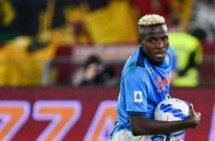 Penyerang Napoli asal Nigeria, Victor Osimhen. (Vincenzo PINTO / AFP)