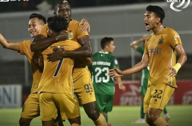 Bhayangkara FC vs PSS Sleman. (Dok. LIB)