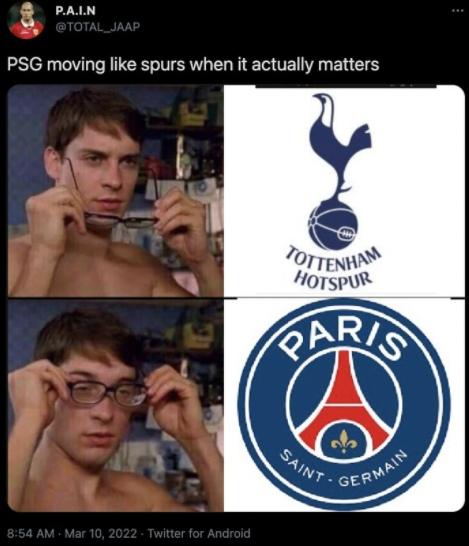 Meme-meme usai Real Madrid bungkam PSG. (Twitter/@Total_jaap)