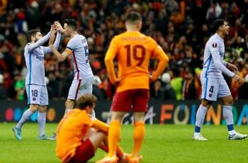 Hasil Liga Europa: Menang Tipis atas Galatasaray, Barcelona ke Perempat Final