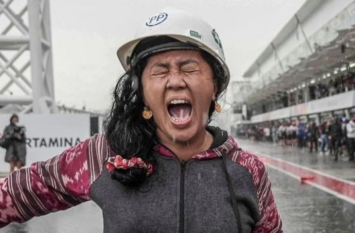 Rara, pawang hujan sirkuit Mandalika (Twitter.com/MotoGP)