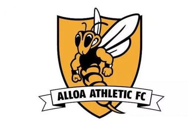 Logo klub Alloa Athletic. (Instagram)