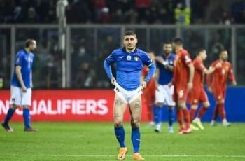 Kejutan, Italia Gagal Lolos ke Piala Dunia 2022 usai Tumbang Lawan Makedonia Utara