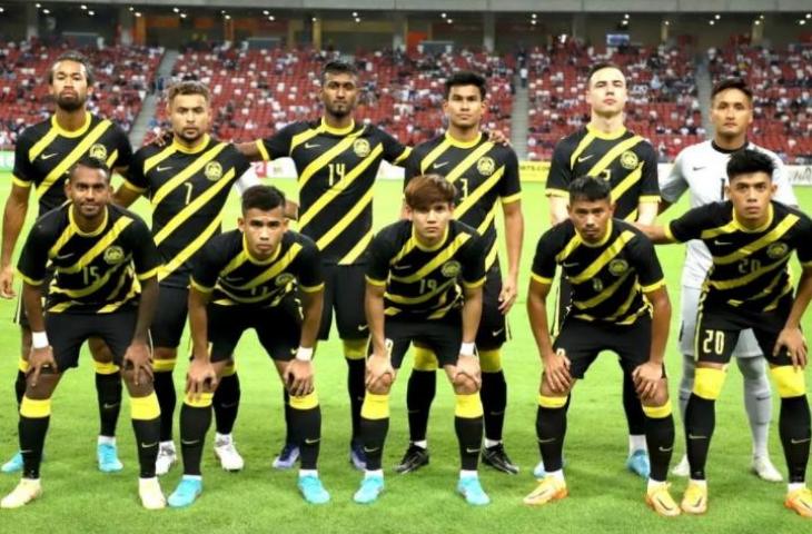 Starting XI Timnas Malaysia vs Singapura, Sabtu (2/3/2022). Dok. FAM