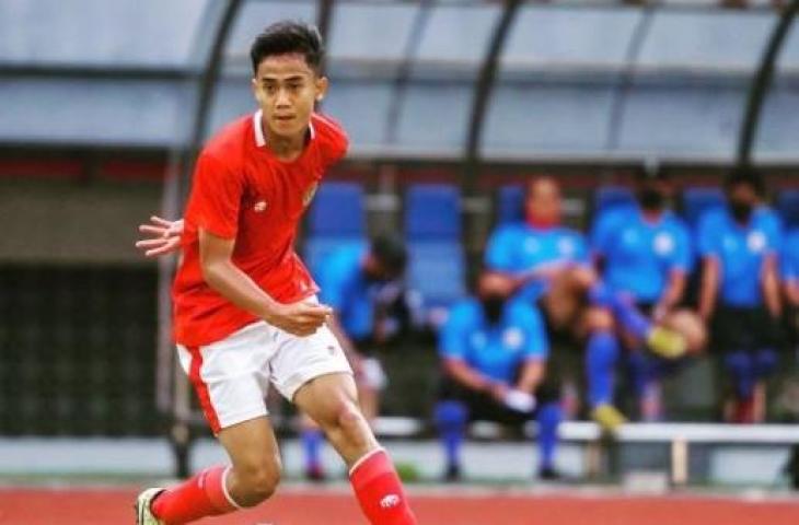 Pemain Timnas Indonesia U-19, Dimas Juliono Pamungkas. (Instagram/dimasjp11__)