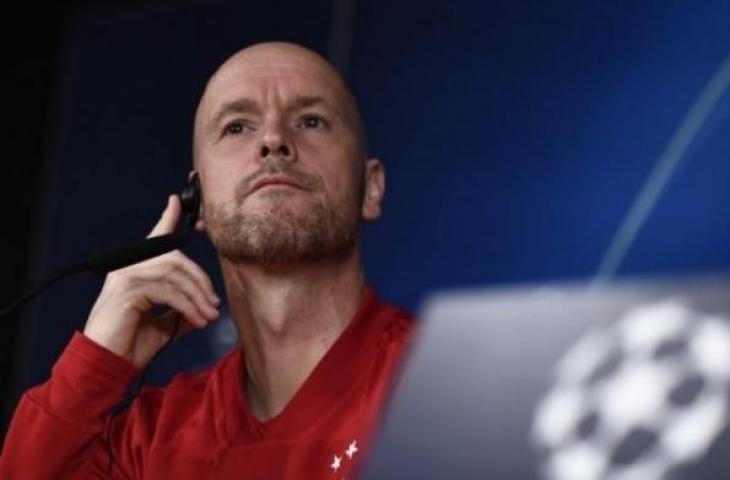 Pelatih baru Manchester United, Erik ten Hag. [OSCAR DEL POZO / AFP]