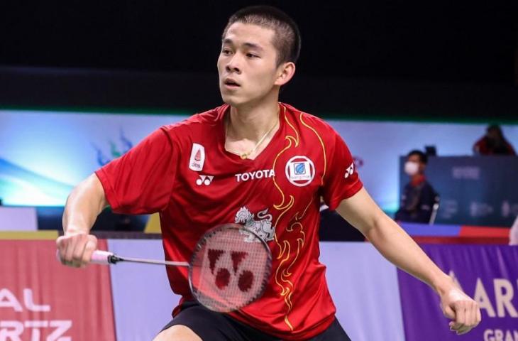 Pebulu tangkis tunggal putra Thailand, Kunlavut Vitidsarn. (Dok. BWF)