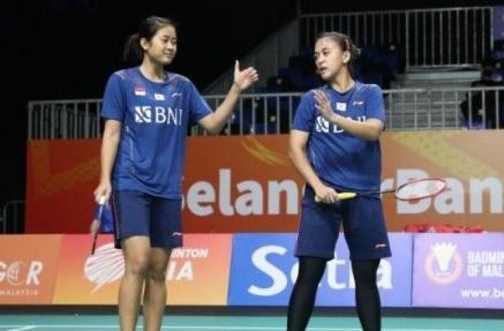 Ganda putri Febriana Dwipuji Kusuma/Amalia Cahaya Pratiwi mencetak kemenangan atas pasangan asal Kazakhstan Arina Sazonova/Aisha Zhumabek 21-3, 21-5 di penyisihan Grup Z Kejuaraan Bulutangkis Asia Beregu (BATC) 2022 Selangor, Malaysia, Rabu (16/2/2022). ANTARA/HO/dokumentasi PP PBSI