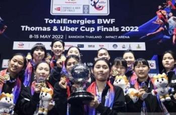 Menang Dramatis atas China, Korea Selatan Juara Piala Uber 2022