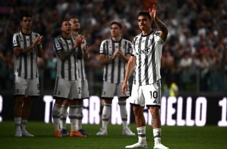 Momen Paulo Dybala menangis usai resmi tinggalkan Juventus. (AFP)