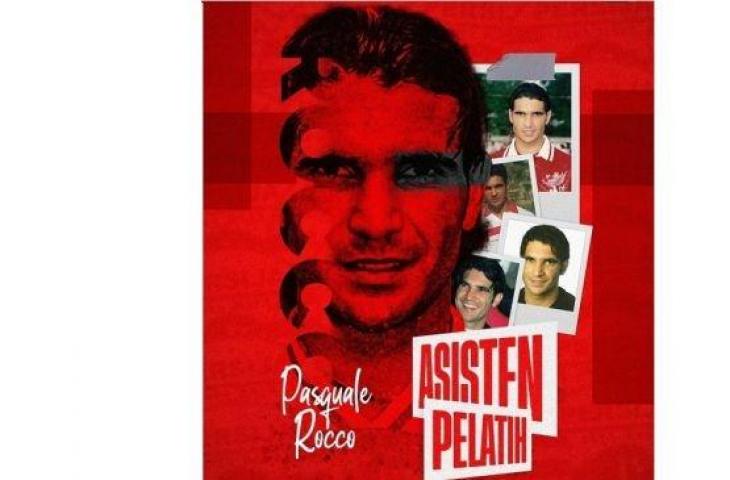 Pasquale Rocco menjadi asisten pelatih Persija Jakarta. (tangkapan layar Instagram Persija/@persija)