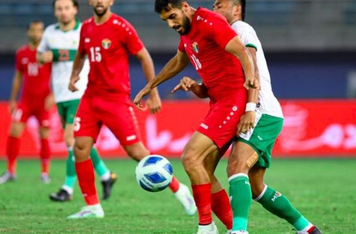 Aksi Saddil Ramdani saat Timnas Indonesia melawan Yordania di Kualifikasi Piala Asia 2023. (Dok. AFC)