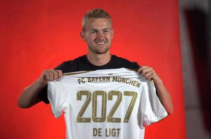 Bayern Munchen perkenalkan rekrutan anyar Matthijs de Ligt. (Dok. FC Bayern)