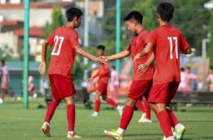 Vietnam U-16 kehilangan striker muda mereka untuk Piala AFF U-16 2022. (Dok.VFF)