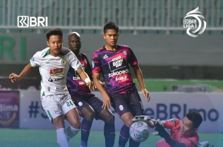 PSS Sleman tahan imbang RANS Nusantara FC 3-3 di pekan kedua Liga 1 2022. (Instagram/liga1match)