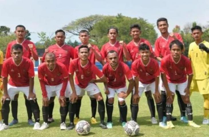 Skuad Timnas Sepak Bola CP Indonesia menghadapi ASEAN Para Games 2022. [Dok NPC Indonesia]