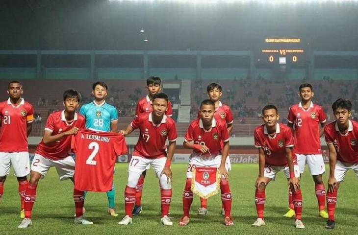 Timnas Indonesia U-16 di Piala AFF U-16 2022. (Instagram/@pssi)