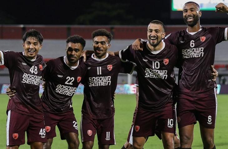 Selebrasi PSM Makassar saat mengalahkan Kedah FC dalam pertandingan semifinal Piala AFC 2022 zona ASEAN. (Dok. AFC)