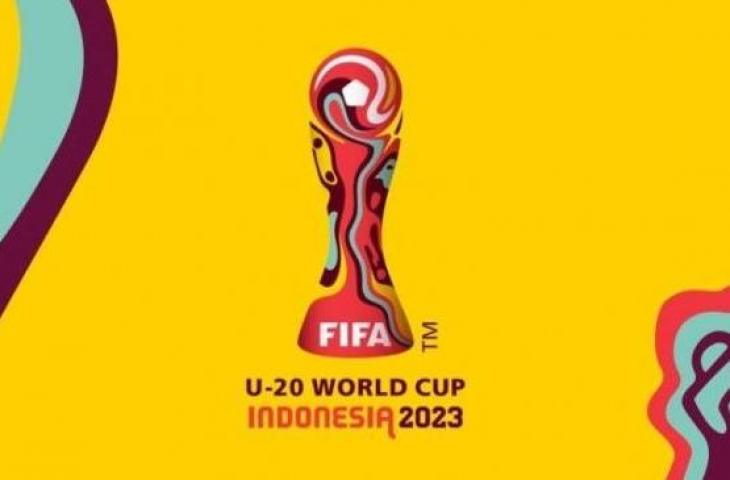 FIFA meluncurkan logo resmi Piala Dunia U-20 2023 tepat pada HUT ke-77 Republik Indonesia, Rabu (17/8/2022). Turnamen itu akan digelar di Indonesia pada 20 Mei-11 Juni 2023. (ANTARA/HO/PSSI)