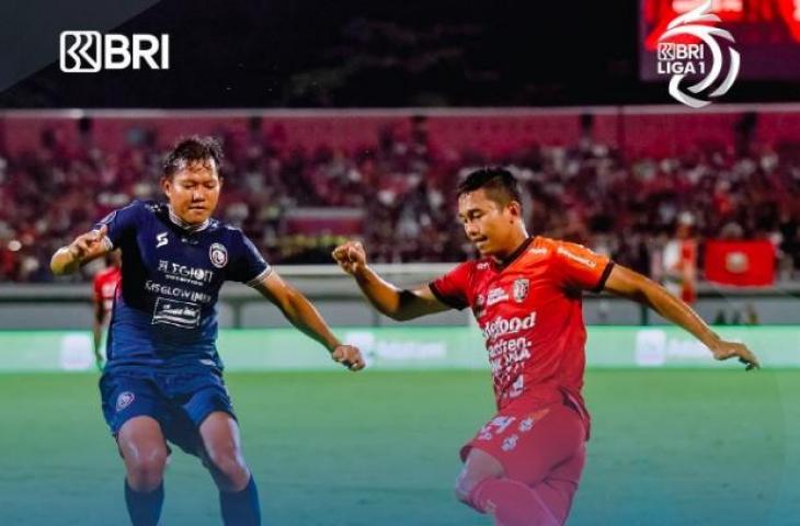 Bali United kalah 1-2 lawan Arema FC pada pekan keempat Liga 1 2022/2023. (Instagram/liga1match)