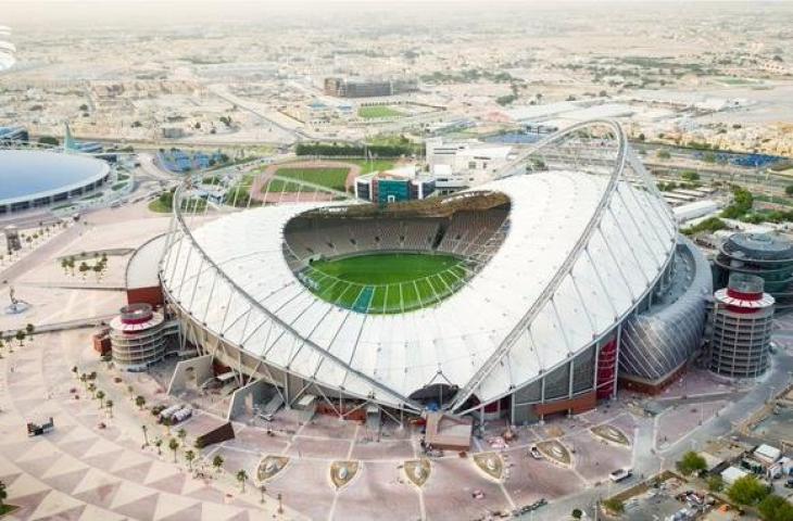 Internasional Khalifa Stadium, venue Piala Dunia 2022. (Twitter/@QatarembassyMex)