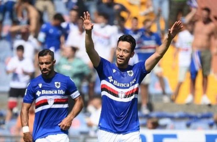 Maya Yoshida saat bermain di Sampdoria. (AFP)