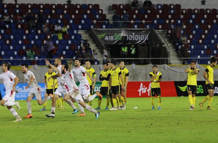 Tajikistan mengalahkan Malaysia di final King's Cup 2022. (Dok. FAM)