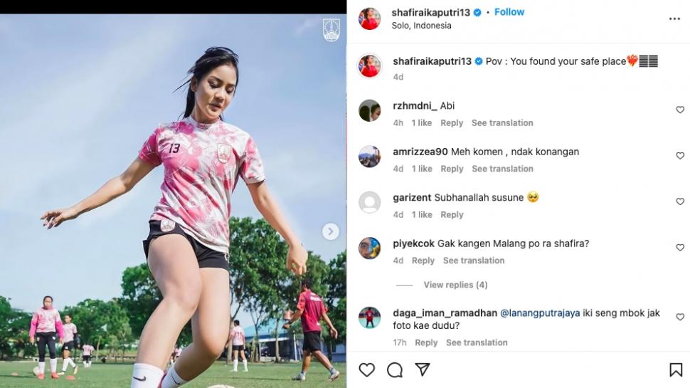 Persis Solo Women, Shafira Ika Putri. (Instagram/shafiraikaputri13)