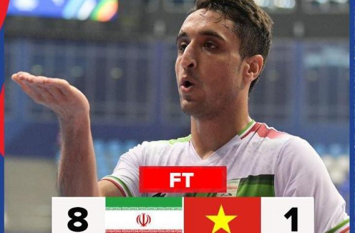 Iran bantai Vietnam 8-1. (Twitter/afcasiancup)