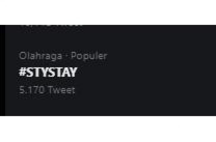 Tagar STY Stay populer di Twitter (Twitter)