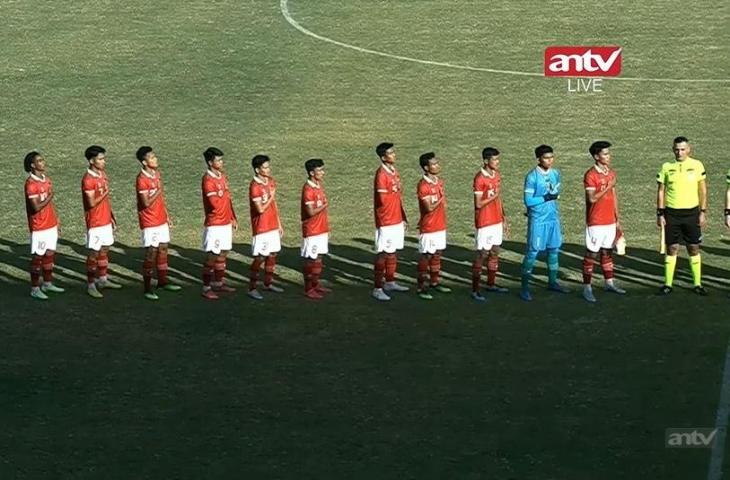 Timnas Indonesia U-20 vs Moldova. (YouTube/ANTV)