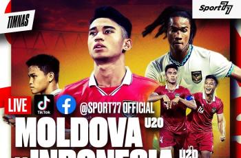 Link Live Streaming Timnas Indonesia U-20 vs Moldova U-20 di Facebook dan TikTok Sport77